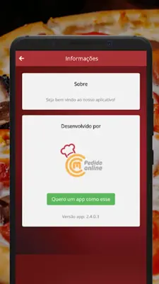 Pizzaria Beija Flor android App screenshot 0