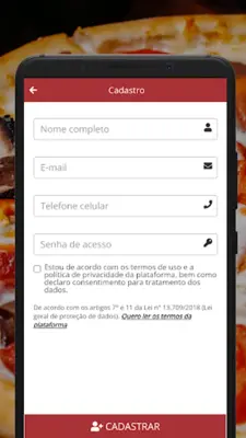 Pizzaria Beija Flor android App screenshot 2